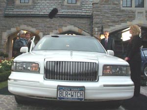 Blair Warner's Limo. Notice the license plate is BLR WTCH.